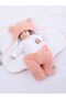 0-4 Months Baby Outer Swaddle Sleeping Bag Curly Wellsoft Plush Pink - 2