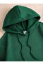 Unisex Be True Of Printed Oversized Winter 3-Thread 100% Cotton Hooded Sweatshirt Hoodie - 3