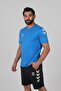 Cobalt Blue Armin Cotton Crew Neck T-Shirt - 3