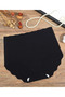 Women's Micro Transparent Seamless Panties Thin Breathable Elastic High Waist Flexible Non-Marking Corset Black - 6