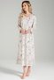 Pijadore Women's Long Sleeve Luxury Full-Length Nightgown New Season - 3