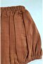 Muslin Baby Girl-Boy Elastic Shorts / Tan - 3