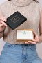 3607 Genuine Real Leather Card Holder Wallet for Women and Men Lilac - 6