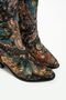 Patterned Authentic Fabric Boots - 3