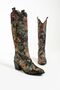 Patterned Authentic Fabric Boots