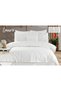 Laced Double Duvet Cover Set 100% Cotton