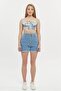 Kn Double Leg 5 Button Women's Denim Shorts