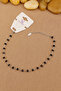 Ysx Brand Vip Black Crystal Beaded Model Chain Anklet Rose 22+4cm New Season - 5