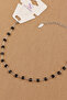 Ysx Brand Vip Black Crystal Beaded Model Chain Anklet Rose 22+4cm New Season - 4