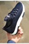 Unisex Perforated Knitwear Orthopedic Navy Blue Sneaker Sports Shoes - 2