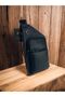 Men's Black Cross Chest and Shoulder Bag Body Bag