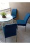 Chair cover, chair cover, elastic, lycra washable 1 piece petrol blue color - 3
