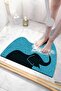 Filli Bath Mat, Non-Slip Mat, Water Absorbent, Wet Floor Shower Cabin Mat, Curly Mat, 40x60 cm