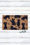 Cat Patterned Koko Door Mat