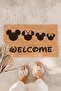Welcome Mickey Mouse Koko Door Mat