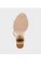 Beige Women's Heeled Sandals Sandals - 4