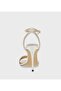 Gold Women's Heeled Sandals Sandals - 3