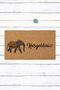 Welcome Doormat with Elephant Home Decoration Entrance Mat Door Front Mat Koko Mat Bristle Mat 40x70