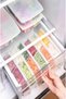 4-Compartment Breakfast Vegetable Storage Container with Lid, Meal-Sized Refrigerator Organizer - 2 Pieces (100ml and 250ml) - 3