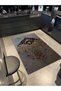 Antique Design Series Patterned Decorative Carpet in Beige Blue Tones Antik116