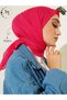 Hijab Women's Bamboo Crochet Fuchsia Scarf - 2