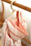 Striped Multi Muslin Bathrobe – Salmon - 3
