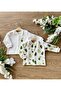 2-Piece Cotton Baby Top Cardigan Set Avocado - 3