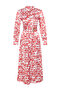 Ecru Floral Pattern - Woven Fabric Dress TCTSS24EB00256 - 6