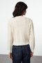 Stone Crop Soft Textured Blouse-Cardigan Set Knitwear Cardigan Twoaw25Hi00183 - 5