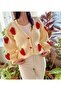 Strawberry Knitted Cardigan - 2