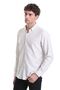 Beige Slim Fit Striped Stand Collar Cotton Long Sleeve Casual Shirt 23D 190000104 _25 - 4