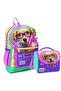 Set of 2 Dog Patterned School Bag Nutrition 23752