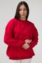 Unisex Red Brooklyn 1898 Printed Crew Neck Oversize Sweatshirt - 2