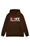 Unisex "I Love My Girlfriend" Printed Oversized Winter 3-Thread 100% Cotton Hooded Sweatshirt Hoodie