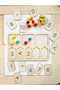 Montessori Style Wooden Pompom Math Counting Board - School Learning