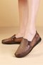 Wyzl-78 Black Orthopedic Heel Gel Daily Summer Leather Low Sole Women's Shoes Mother Shoes - 3