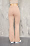 Flared Leg Ribbed Compression Trousers - 7