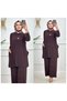 Wonderful Sandy Almina Pocket Detailed Pants Suit