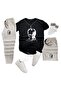 Mustafa Kemal Atatürk Printed Original Unisex Summer Shorts T-shirt Sweatpants 3 Piece Set Combination Set - 3