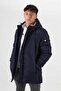 Forza Anorak Long Coat Navy Blue - 3