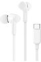 SoundForm Wired USB-C Earbuds w/ Mic - For iPhone 15, iPad Mini, Galaxy, Android & More - White