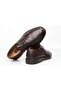 Brown Lace-Up Genuine Leather Men's Shoes - 2