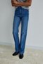 Blue Camila Straight Fit Long Jeans - 7