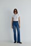 Blue Camila Straight Fit Long Jeans - 4