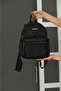 Women's Quilted Backpack Black