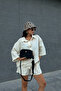 Greg Satin Women's Crossbody Bag with 3 Separate Compartments - 4