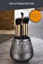 Makeup Organizer, Makeup Brush Holder, Makeup Brush Holder, Antique Silver Finish, Model 3 - 2