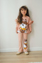 Girls' sets with cartoon characters