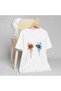 Eye Printed White T-shirt - 2