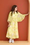 Chiffon Patterned Dress with Inner Lining - 2